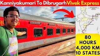 Kanniyakumari To Dibrugarh In India’s Longest Running Train VIVEK EXPRESS *2ac Coach ka bura haal*