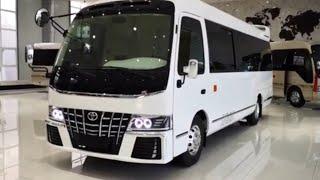 ALL NEW 2022 TOYOTA COASTER MARVEL DESIGN SAFETY FEATURES INNOVATIVE SYSTEM