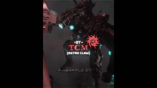 Astro Claw Titan Cameraman vs Upgraded Titan Speakerman #skibiditoilet #edit #shorts #fyp