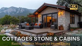 Rustic & Modern: Small Stone Cottages and Cabins that Redefine Mountain Home Living