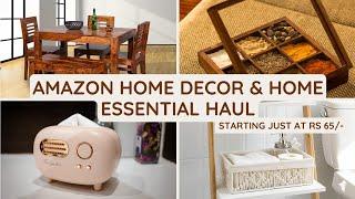 HUGE Amazon HOME DECOR & HOME ESSENTIAL Haul Starting Rs 60/- | Furniture, Kitchen & Bathroom items