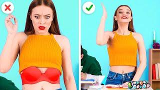 DICAS DE BELEZA ENGRAÇADAS QUE SALVARÃO SUA VIDA || DIYs - Roupas e beleza por 123 GO! GOLD