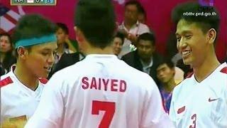 THAILAND - INDONESIA Sepak Takraw King's Cup 2013 Final Match Men's Team (C)