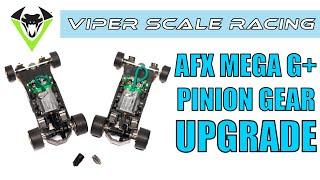 AFX Mega G+ HO Slot car Pinion Gear upgrade