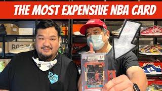 P 220 MILLION NBA CARD & MICHAEL JORDAN ROOKIE CARD UP CLOSE!