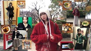 ootd vlog 혼자 후쿠오카 3박 4일 여행 맛집•카페•빈티지샵 뿌시기 크리스마스 마켓 텐진 숙소 추천 • 일본 여행 코디 • 겨울 코디 • 후쿠오카 코스 추천