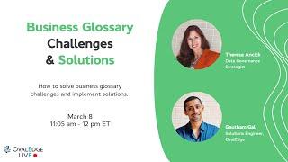 Business Glossary Challenges and Solutions