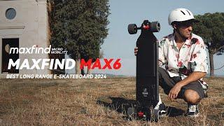 Experience the Thrill: Maxfind MAX6 Electric Skateboard with Friends!