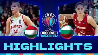 Hungary v Bulgaria | Full Game Highlights | FIBA #EuroBasketWomen 2025 Qualifiers