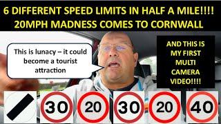 6 DIFFERENT SPEED LIMITS IN LESS THAN HALF A MILE MADNESS!!!