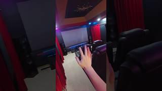 WELCOME TO MY CRAZY HOME THEATER ROOM  #VIRAL #GAMING #SETUP #MOVIES