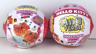 MiniVerse HELLO KITTY Make It Mini Food: DIY Resin Crafts ️ Unboxing Review  #miniverse #hellokitty