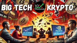 "KRYPTO CRASH DROHT⁉️ Big Tech am Kipppunkt‼️"Bitcoin Ethereum Solana Nvidia Tesla Apple Microsoft