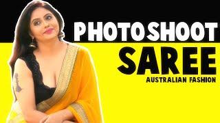 Yellow Saree Photo Shoot Of Shreejita | Review & Rating | Australian Fashion | Expression Video R&M