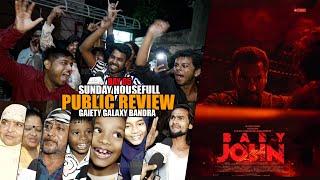 Baby John Movie | Sunday Housefull | Day 05 | Public Crazy Review | Salman Khan, Varun