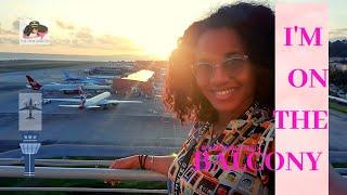 I'm on the balcony! ATC Tower views 2 | The Pink Aviatrix