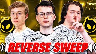 How It Sounds To REVERSE SWEEP Dignitas | RLCS Comms