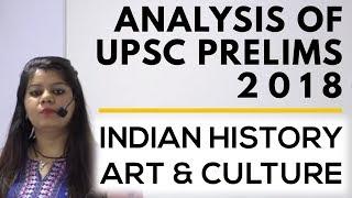 Analysis of UPSC Prelims 2018 | Indian History, Art & Culture