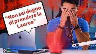 Se non vai bene all'università, non sei DEGNO di laurearti! [Commenti ASSURDI su Youtube #1]