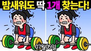 죽어버린 뇌세포도 되돌아오는 난이도! 한개만 찾아도 대박![틀린그림찾기/치매예방] #737