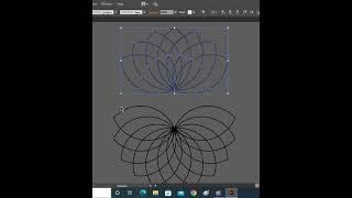 How to make a flower with illustrator cc.#shorts# youtube viral vedio# learning 21.