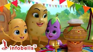 Baby Aloo Ekkadiki Velutondi - Sankranti Veduka | Telugu Rhymes for Children | Infobells