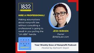 The Law and Your Nonprofit with Jess Birken