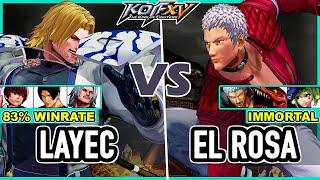 KOF XV  Layec (Rugal/Kim/O.Chris) vs El Rosa (O.Yashiro/Dinosaur/Sylvie)