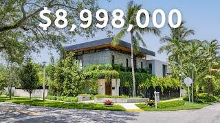 $9M Miami Tropical Modern Mansion with the BEST INDOOR / OUTDOOR LIVING DESIGN? | Coconut Grove