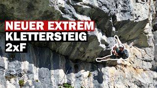 Der neue schwerste Klettersteig Platzbock Klettersteig