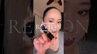 GRWM - Trying The Viral Revlon Rum Raisin Lipstick #drugstoremakeup #lipstick