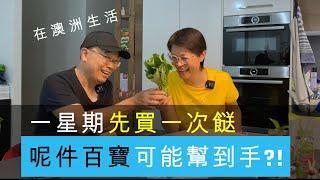 【752】在澳洲生活, 一星期先買一次餸 呢件百寶可能幫到手?! #香港人移民澳洲生活指南