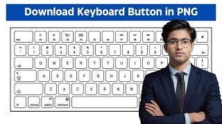 A To Z Keyboard Button || How to download Keyboard Button in PNG