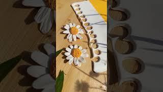 Handmade Daisy flower #daisy #polymerclay