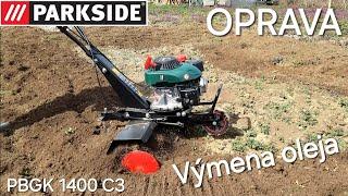 Repair after 1 year of use. Garden cultivator / rotavator Parkside PBGK 1400 C3.