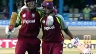 Shivnarine Chanderpaul last ball six vs Sri Lanka - 1st ODI 2008