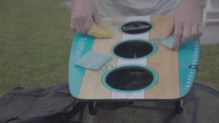 EastPoint® Sports 3 Hole Bean Bag Toss - Assembly Video