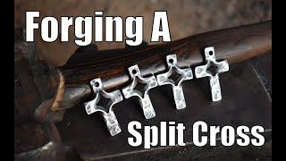 Blacksmithing for beginners: Forging a simple split cross