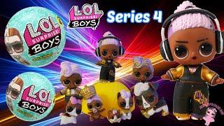 LOL Surprise Boys Series 4 Unboxing Middle Layer from a Full Box with Weights and Ball Placement