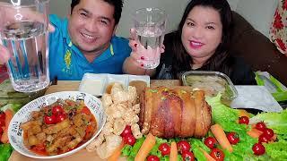 LECHON BABOY | MENUDO | MUKBANG ASMR