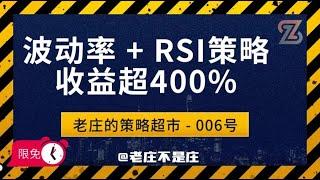 波动率 + RSI策略，收益超400% | TradingView教学 | 加密货币