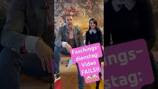 Das Extra am #faschingsdienstag: #videofails! Kaum zu glauben: #hinterdenkulissen! #anwalt
