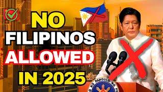 10 Countries Where Filipinos Aren't Allowed in 2024 & 2025