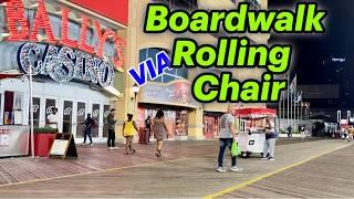 Historic Rolling Chair Ride Down “America’s Best Boardwalk” - Atlantic City, NJ