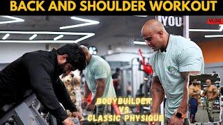 Intense Double Muscle Workout with Indian Rock| Bodybuilding vs Classic Physique Posing