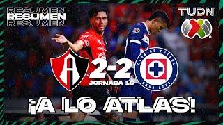 Resumen y goles | Atlas 2-2 Cruz Azul | Liga Mx -AP2024 - J16 | TUDN