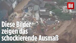 Unwetter-Katastrophe in Deutschland: Hier reißt das Wasser eine ganze Stadt mit