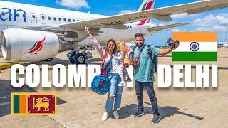 INDIA Vlog 01 - Our First Impressions Of INDIA   Colombo To Delhi ️