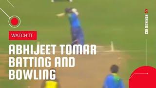 Abhijeet Tomar Batting | Kolkata Knight Riders Player | Abhijeet Tomar