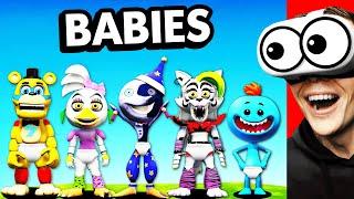 Creating BABY GLAMROCK ANIMATRONICS In VR (FNAF)